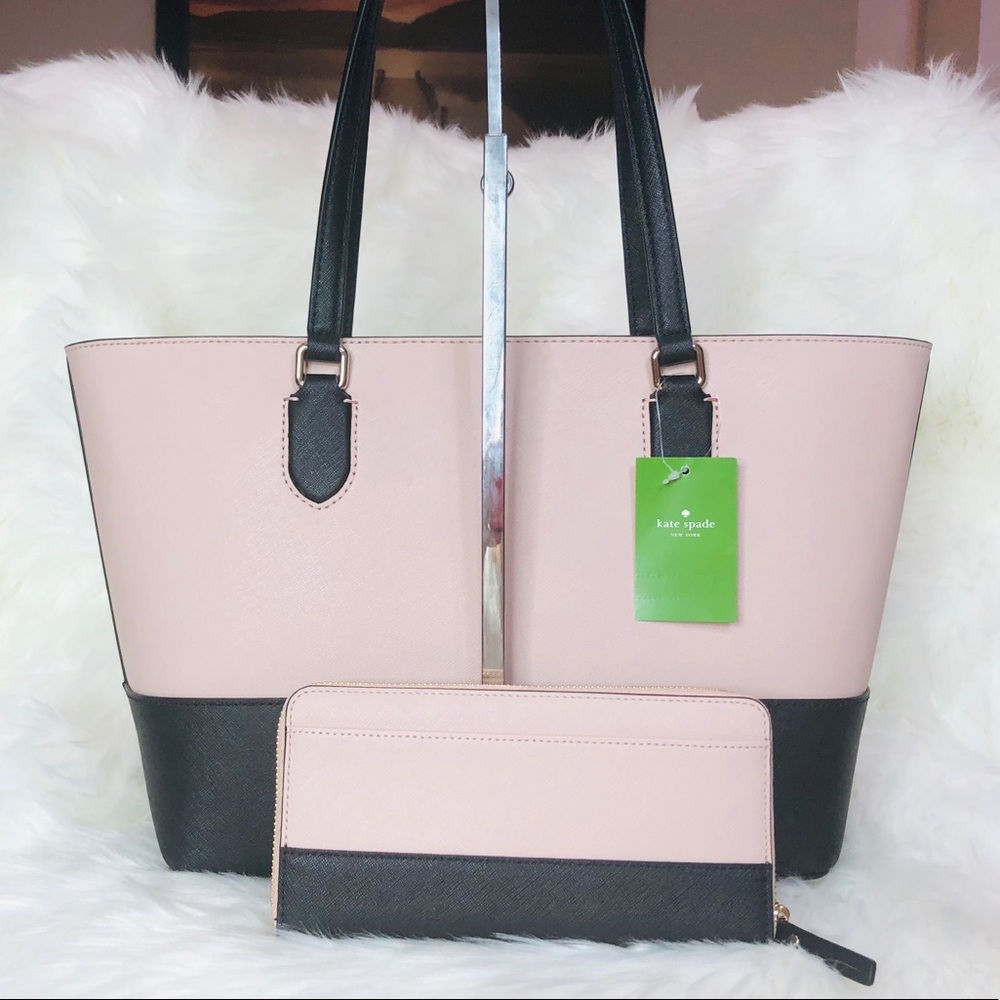 Kate Spade Laurel Way Medium Dally Tote Wallet Set - Picture 4 of 8